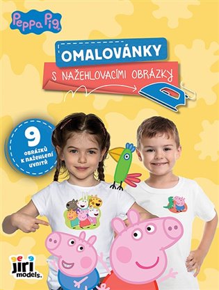 Omalovánky s nažehlovacími obrázky Prasátko Peppa - 