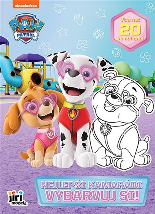 Vybarvuj si! Tlapková patrola Nejlepší kamarádi - 