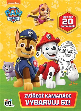 Vybarvuj si! Tlapková patrola Zvířecí kamarádi - 