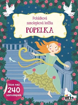 Pohádková samolepková knížka Popelka - 