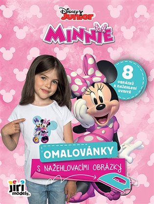 Omalovánka s nažehlovacími obrázky Minnie