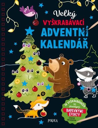 Velký vyškrabávací adventní kalendář - 