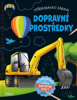 Vyškrabávací zábava: Dopravní prostředky - 