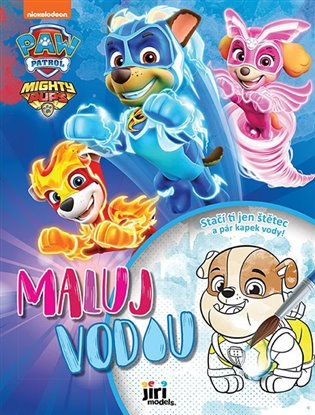 Maluj vodou A4 Tlapková patrola - 