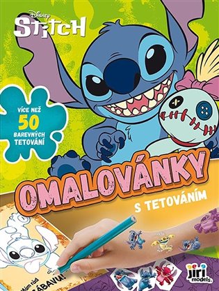 Omalovánky s tetováním Lilo & Stitch - 