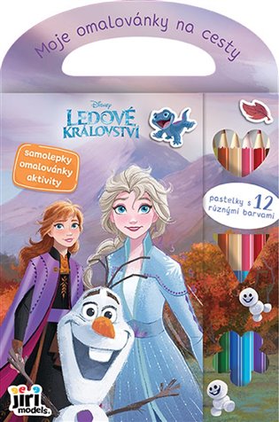 Moje omalovánky na cesty Ledové království - 