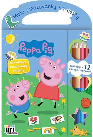 Moje omalovánky na cesty Prasátko Peppa - 