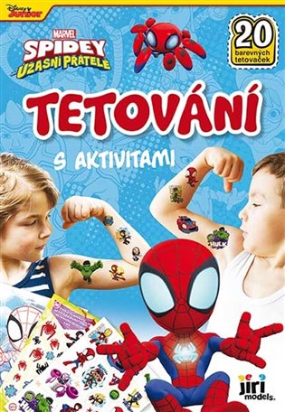 Tetování s aktivitami Spidey - 