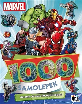 1000 samolepek s aktivitami Marvel - 