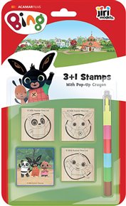 Razítka 3+1 s voskovkou Bing