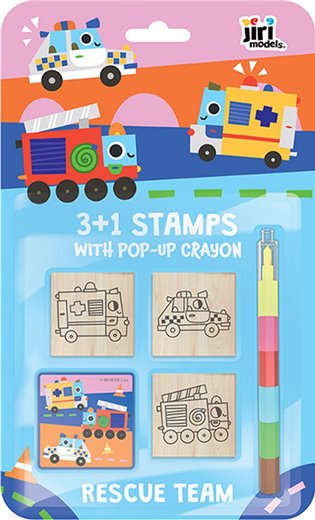 Razítka 3+1 s voskovkou Záchranáři - 