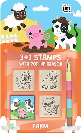 Razítka 3+1 s voskovkou Farma - 