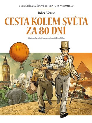 Cesta kolem světa za 80 dní - komiks - Chrys Millien, Jules Verne