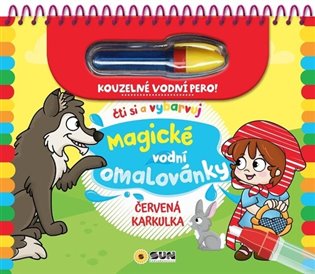 Magické vodní omalovánky- Červená karkulka