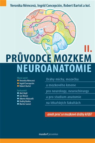 Průvodce mozkem - Neuroanatomie II.: Anatomie drah míchy, mozečku a mozkového kmene - Robert Bartoš, Ingrid J. Concepción S., Veronika Němcová,  kol.