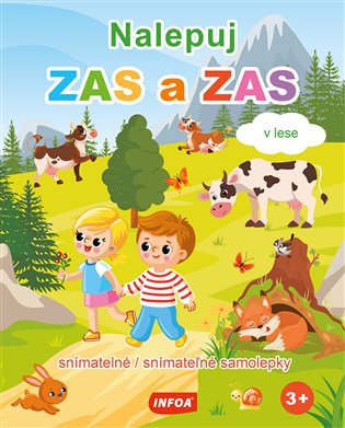 Nalepuj ZAS a ZAS - V lese - snímatelné - 