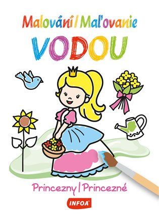 Malování  vodou - Princezny - 