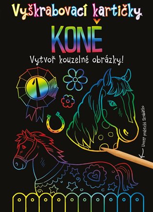 Vyškrabovací kartičky: Koně -  kolektiv