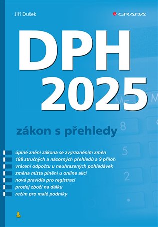 DPH 2025 - zákon s přehledy koupíte na Kosmas.cz