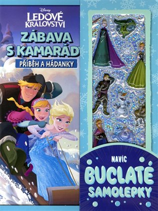 Ledové království - Ledová zábava: Příběh - hádanky - samolepky -  kolektiv