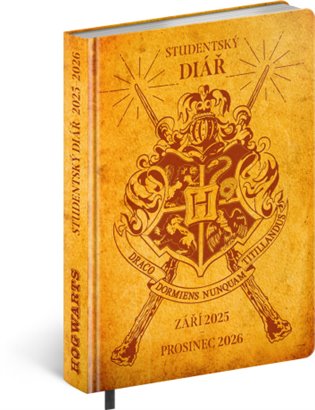 Studentský diář Harry Potter – Bradavice (září 2025 – prosinec 2026) - 