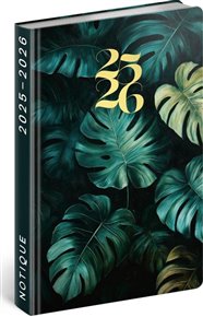 18 měsíční diář Petito Monstera 2025/2026