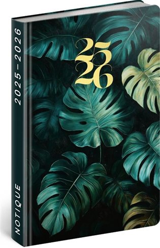 18 měsíční diář Petito Monstera 2025/2026 - 