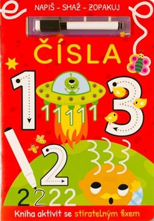 Čísla - Napiš, smaž, zopakuj -  kol.