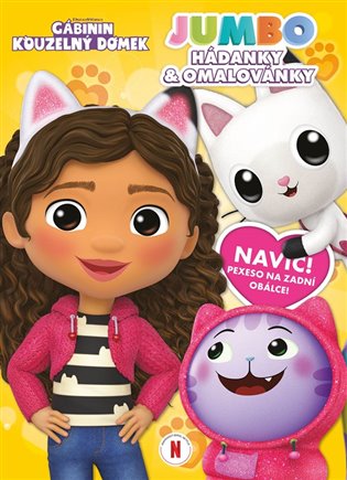 Gábinin kouzelný domek - JUMBO hádanky a omalovánky -  kolektiv