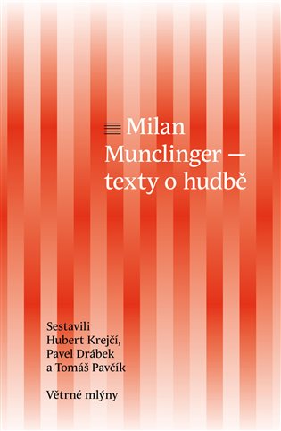 Milan Munclinger — texty o hudbě - Pavel Drábek, Hubert Krejčí, Tomáš Pavčík