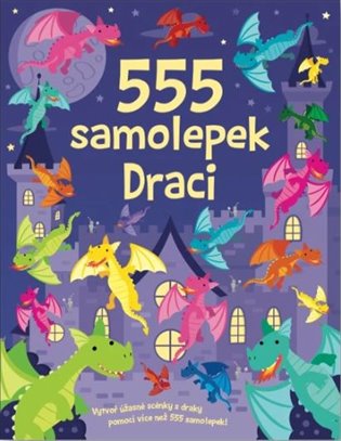 555 samolepek - Draci - 
