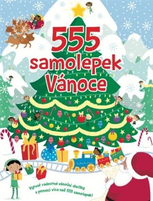 555 samolepek - Vánoce -  kol.