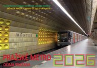 12měsíční kalendář na 2026 rok: 'Pražské metro očima Pražana' - Boris Kogut