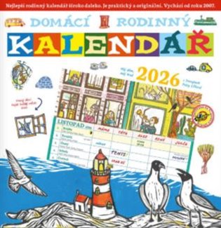 Domácí rodinný kalendář 2026 - Petra Cífková, Pavla Köpplová