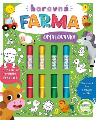 Barevná farma omalovánky: Barevný svět - Stephanie Moss