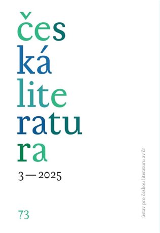 Česká literatura 3/2025 - 