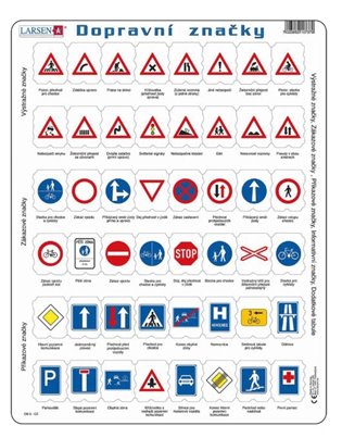 Puzzle - Dopravní značky 48 dílků - 