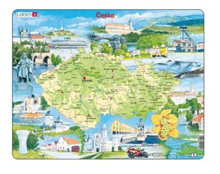 Puzzle - Česká republika památky 78 dílků - 