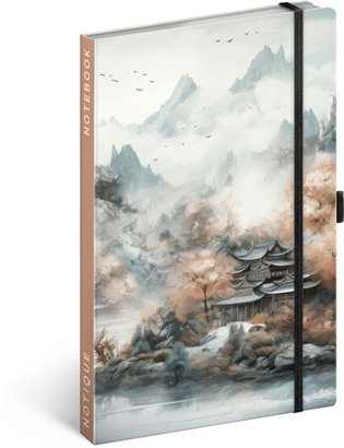 NOTES JAPONSKO LINKOVANÝ 13X21CM