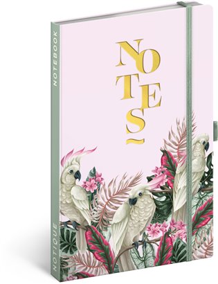 NOTES KAKADU LINKOVANÝ 13X21CM