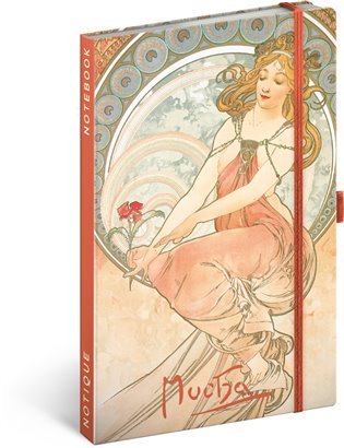 Notes Alfons Mucha – Malířství, linkovaný - 