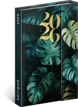 Týdenní magnetický diář Monstera 2026 - 