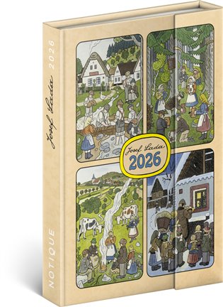 Týdenní magnetický diář Josef Lada 2026 - 