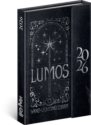 Týdenní magnetický diář Harry Potter –  Lumos 2026 - 