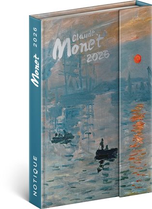 Týdenní magnetický diář Claude Monet 2026 - 