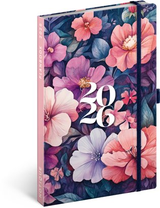 Planbook diář/notes Kytice 2026 - 