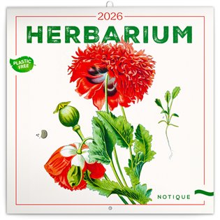 Poznámkový kalendář Herbář 2026 - 