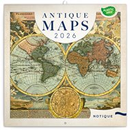 Poznámkový kalendář Staré mapy 2026