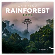 Poznámkový kalendář Deštné pralesy 2026