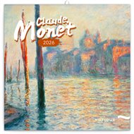 Poznámkový kalendář Claude Monet 2026